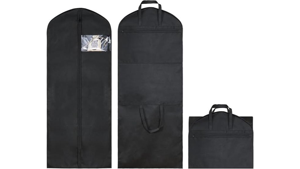 travel garment bags for coats (folding, overhead-friendly) 8 travel ready 60 dual bags