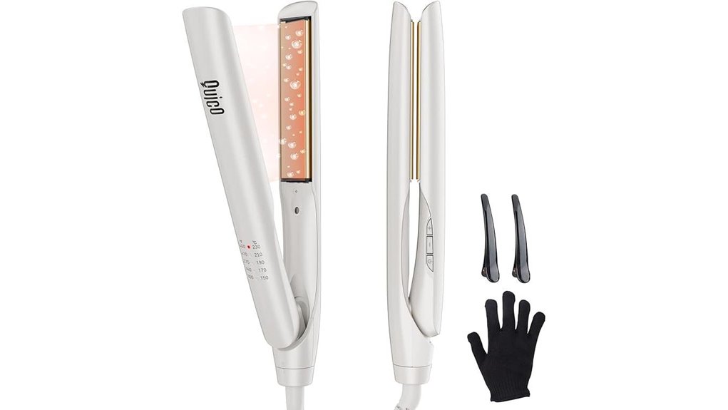 travel ready dual voltage curler straightener