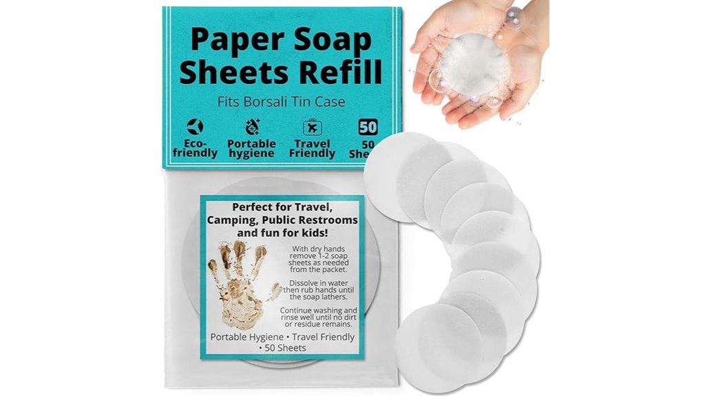 Best Biodegradable Soap Sheets for Campers & Hikers 11 travel ready portable hand soap