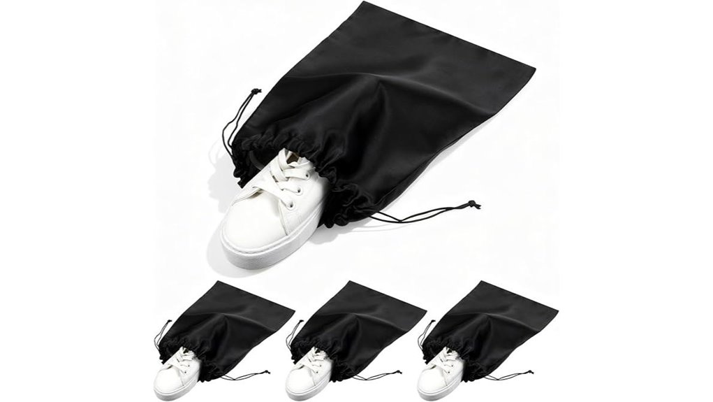 travel shoe bags drawstring