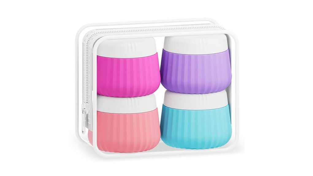 travel silicone tsa approved 4 pack