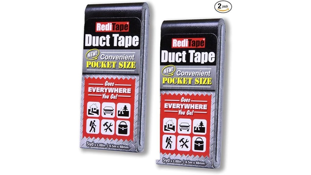 travel size black duct tape