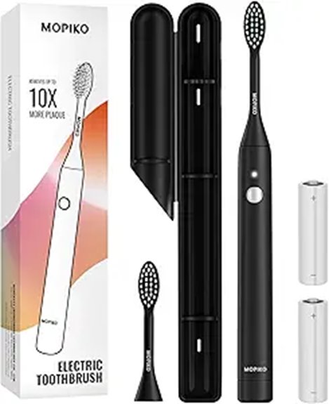 Top Electric Toothbrushes for Travel (Case + Battery) 10 travel sonic electric toothbrush