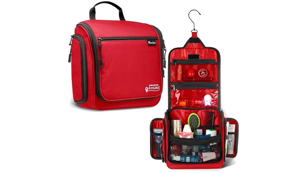 travel toiletry 19 compartment waterproof organizer