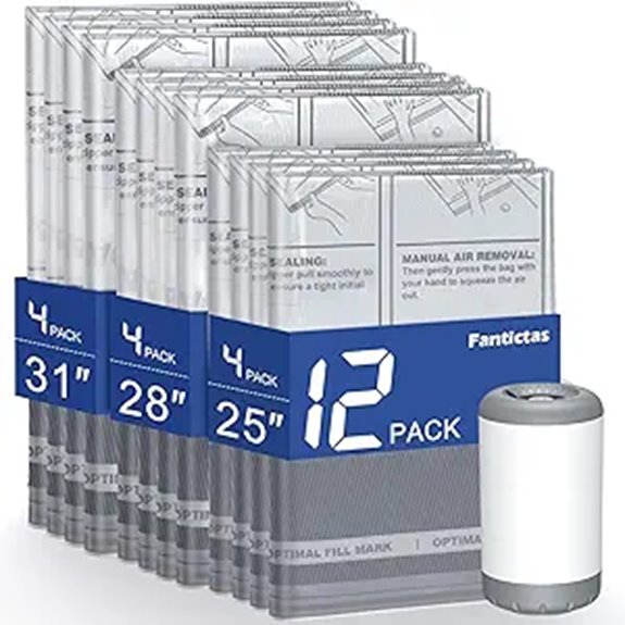 Simple Compression Bags That Keep Bulky Clothes Neat 8 travel vacuum rechargeable 12 pack