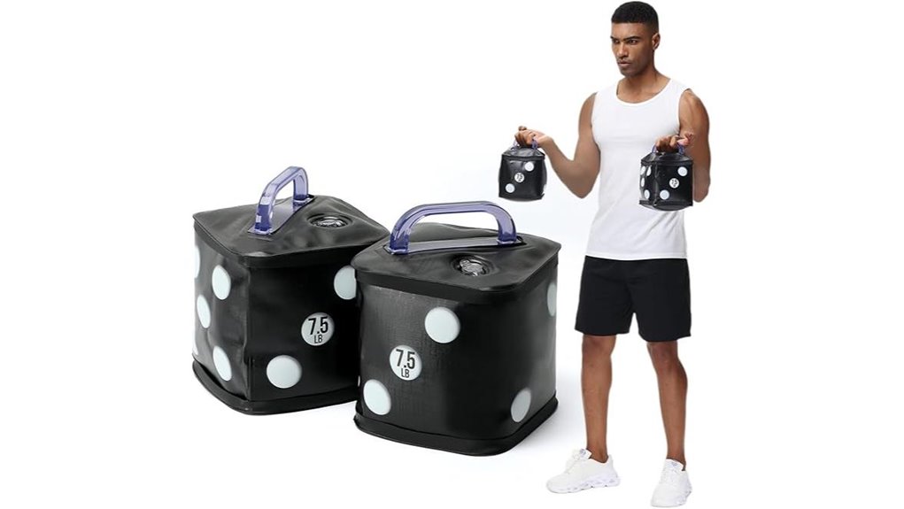 travel water dumbbells 15 20
