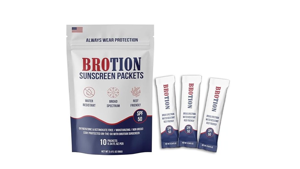 travel water resistant spf50 pack