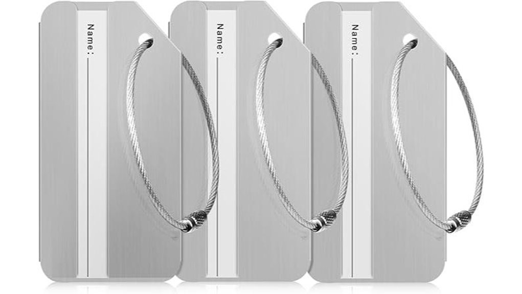 travelambo 3 pack silver aluminum