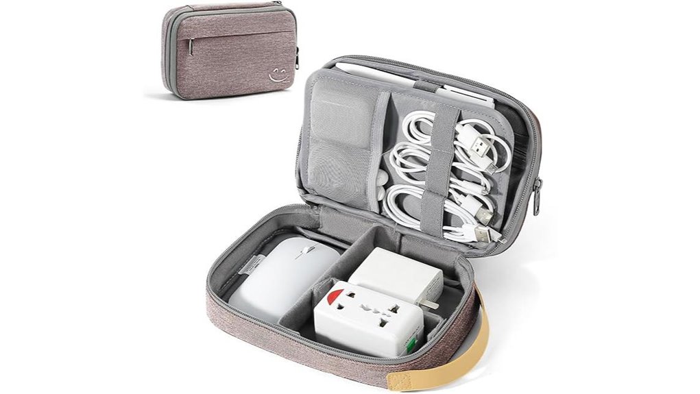 Best Organizer Cases for Plugs and Dongles (No Lost Adapters) 10 travelkin cord organizer bag