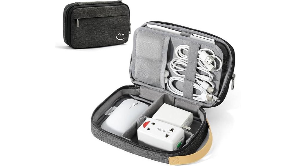 Travel Tech Organizers for Chargers: Structured Layouts 4 travelkin cord organizer case