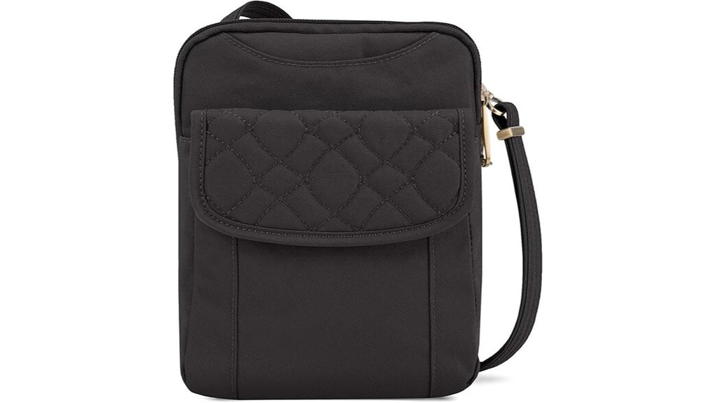 Top Minimalist Travel Purses With Locking Zippers For Travelers 4 travelon anti theft quilted pouch