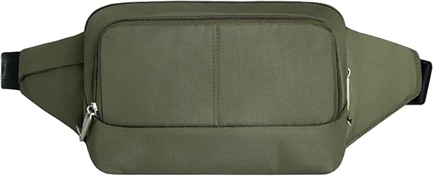 Travel Belt Bags with Water‑Resistant Zippers: CityProof Ready 2 travelon anti theft waist pack