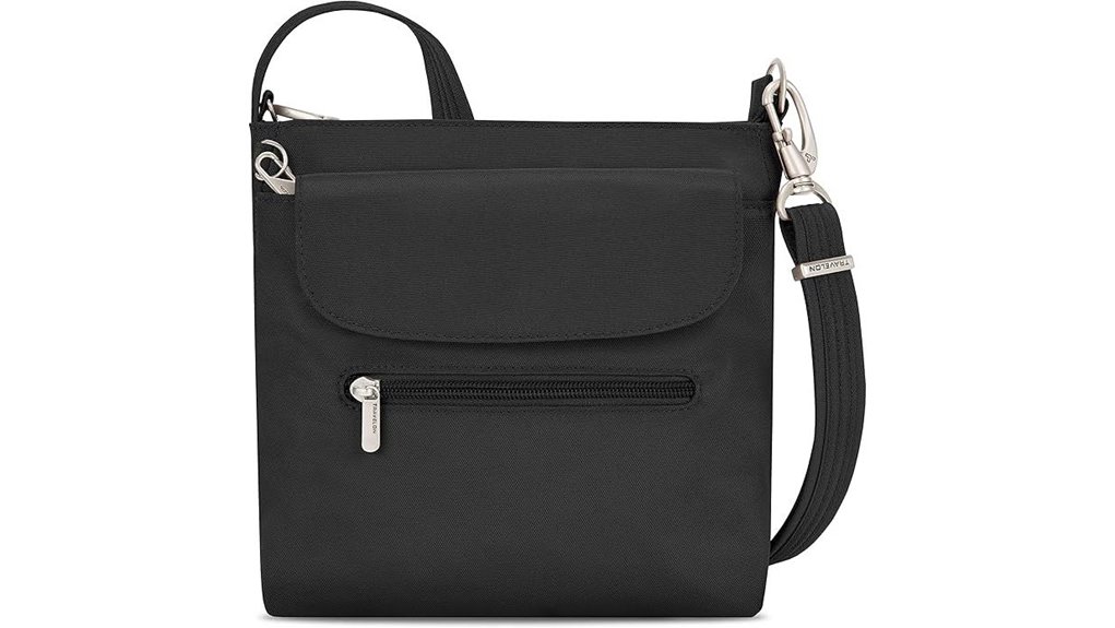 Top Minimalist Travel Purses With Locking Zippers For Travelers 3 travelon mini anti theft bag