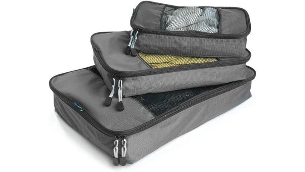 travelwise silver packing cubes
