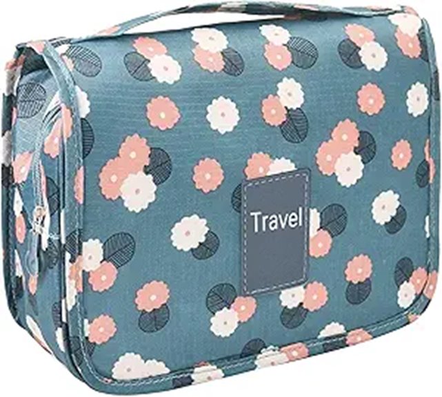 Hooked Toiletry Bags That Fit Tiny Bathrooms Like Magic 11 trawila blue makeup organizer