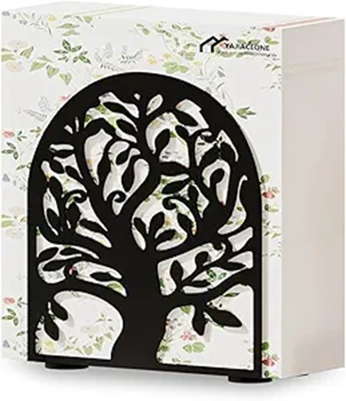 tree life metal napkin holder