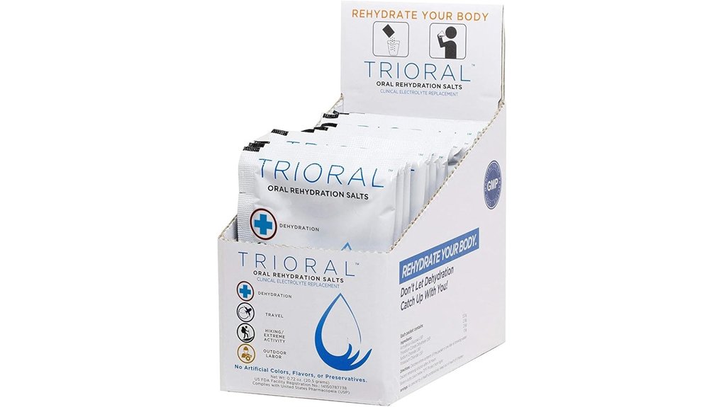 Best Rehydration Packets For Travel That Keep You Hydrated 2 trioral 15 packet electrolyte powder