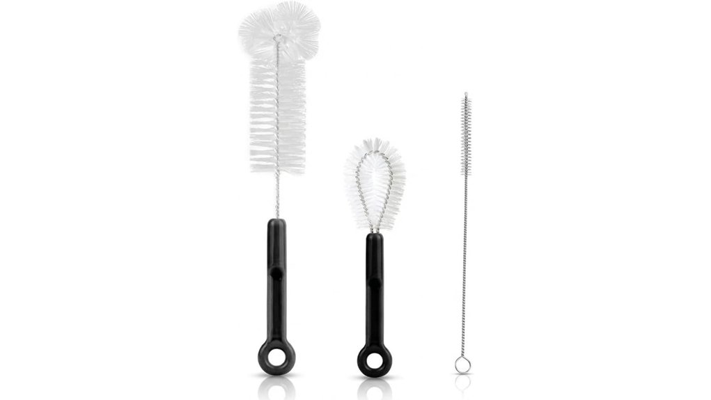 triple bottle brush set