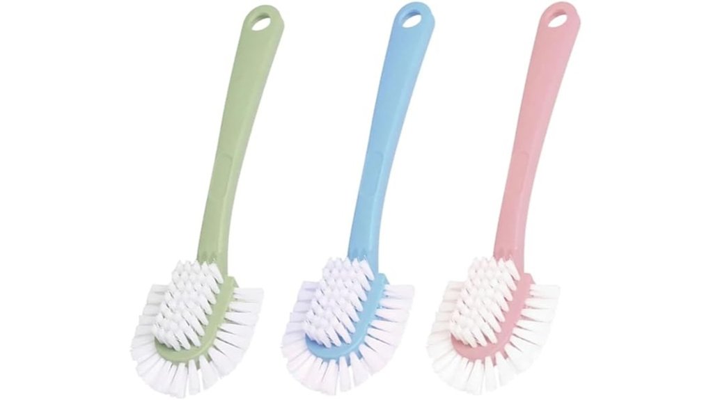 triple color dual sided brush
