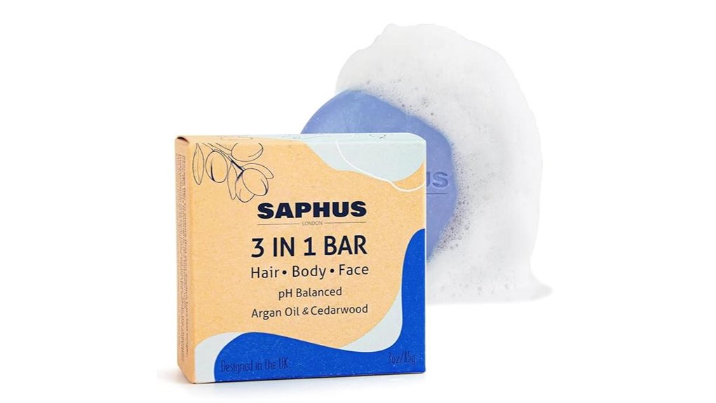 triple use shampoo bars