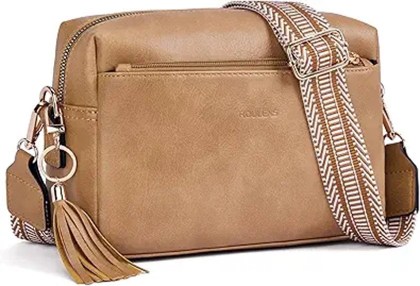 triple zip compact crossbody