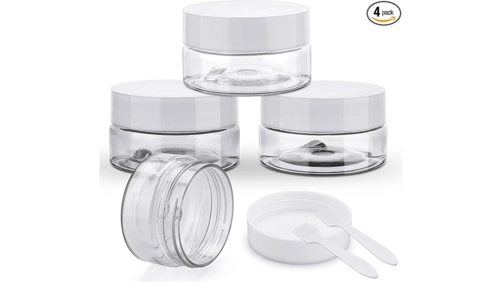 Top Refillable Travel Jars for Creams: Wide‑Mouth, No‑Leak 12 tsa approved 0 7oz 4 pack jars