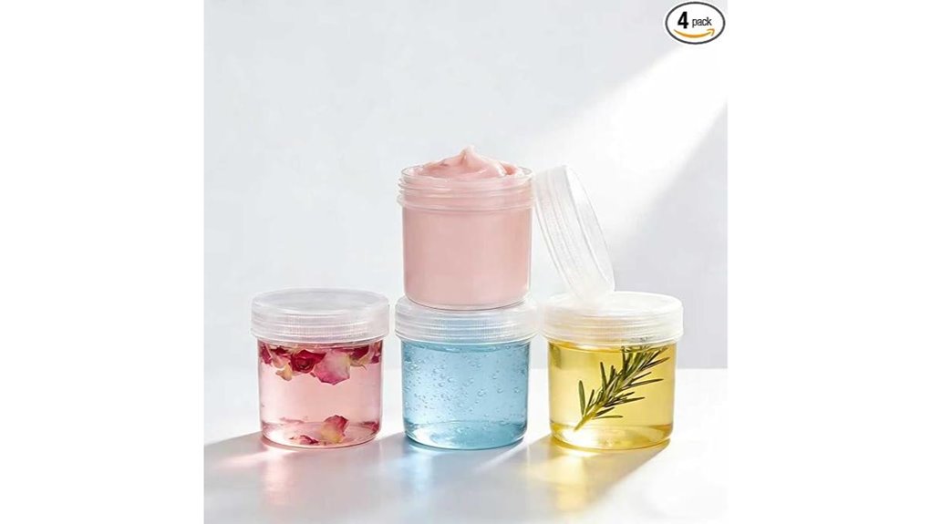 Travel Jars That Won't Crack: Hard Plastic vs Silicone 13 tsa approved 1oz clear leak proof