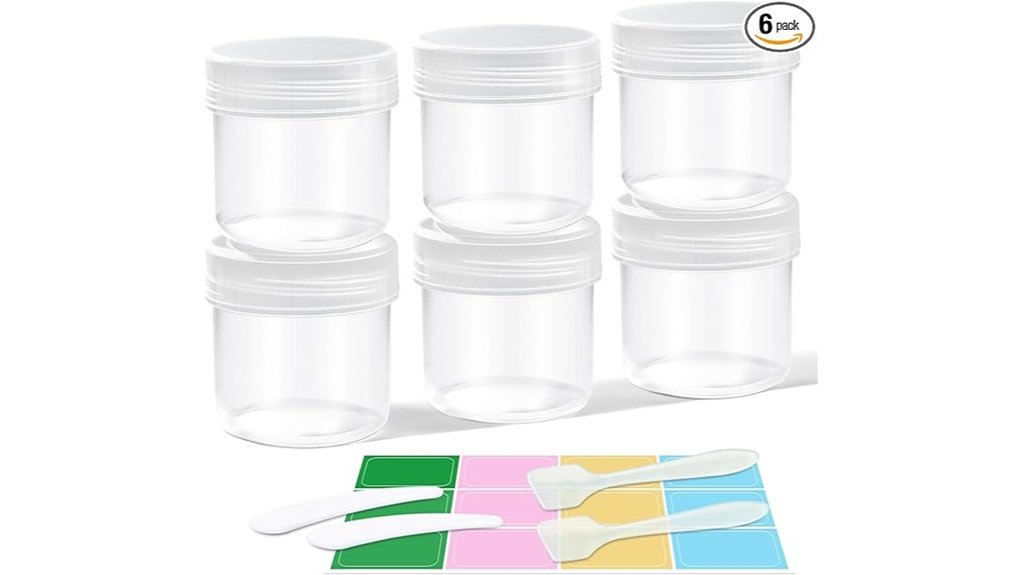 Travel Jars for Creams: Wide Mouth, Tight Seal Essentials 13 tsa approved 1oz travel jars
