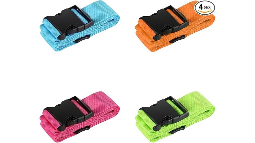 tsa approved 4 piece strap set