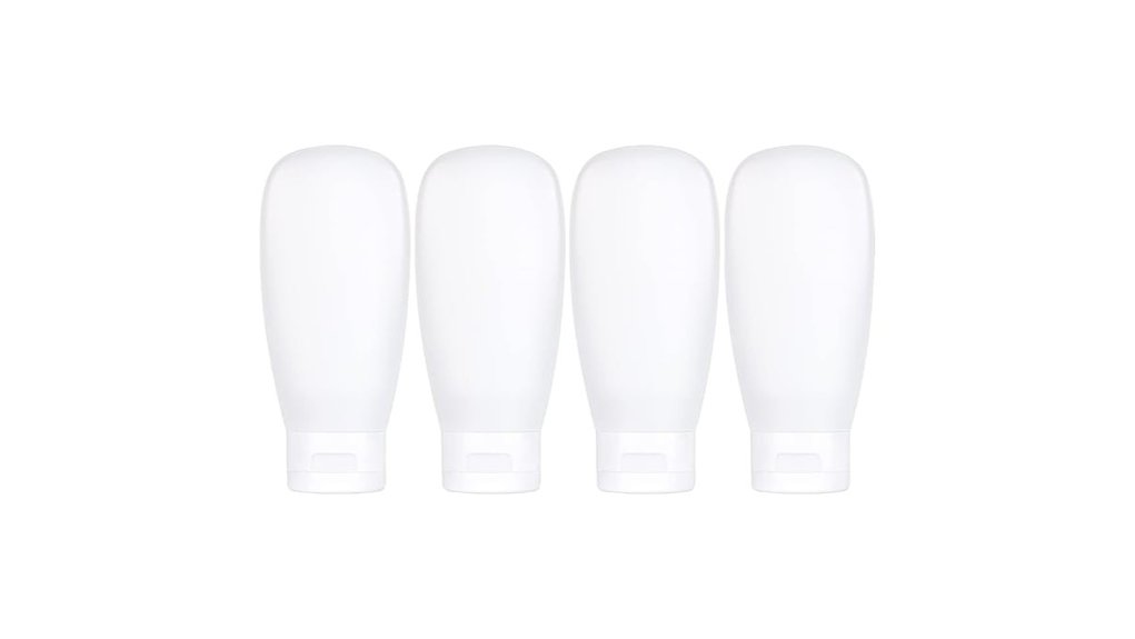 tsa approved 4 piece travel bottles