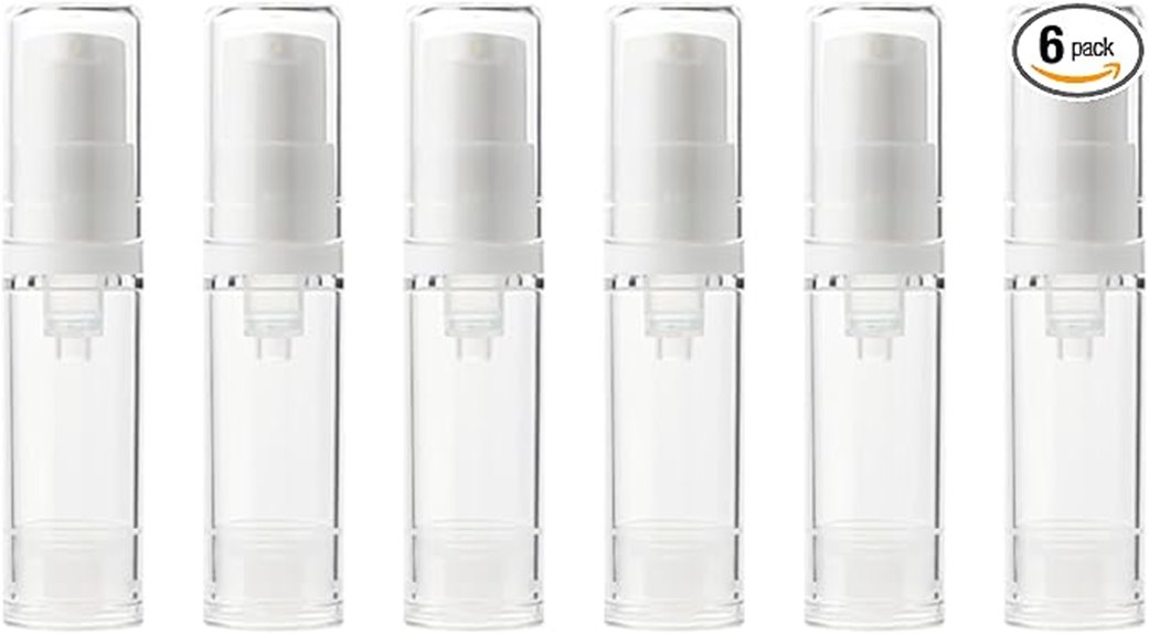 Top Clear Refillable Pump Bottles for Travel You Must Try 13 tsa approved airless pump bottles