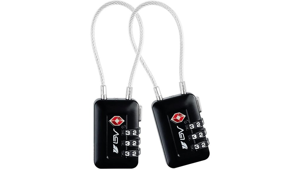 Best Travel Locks for Hostels and Luggage: Combo vs Key 10 tsa approved black combination locks