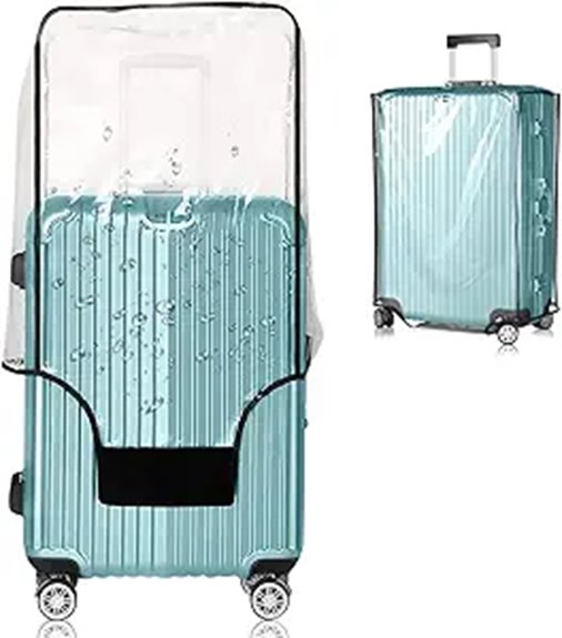 Top Luggage Rain Covers: Quick‑Fit, Tear‑Free Protection 8 tsa approved clear suitcase cover
