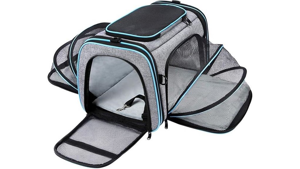 tsa approved expandable soft sided