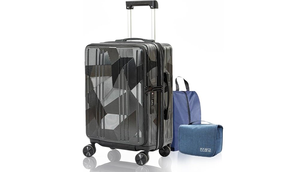 tsa approved hardshell 22x14x9 carryon