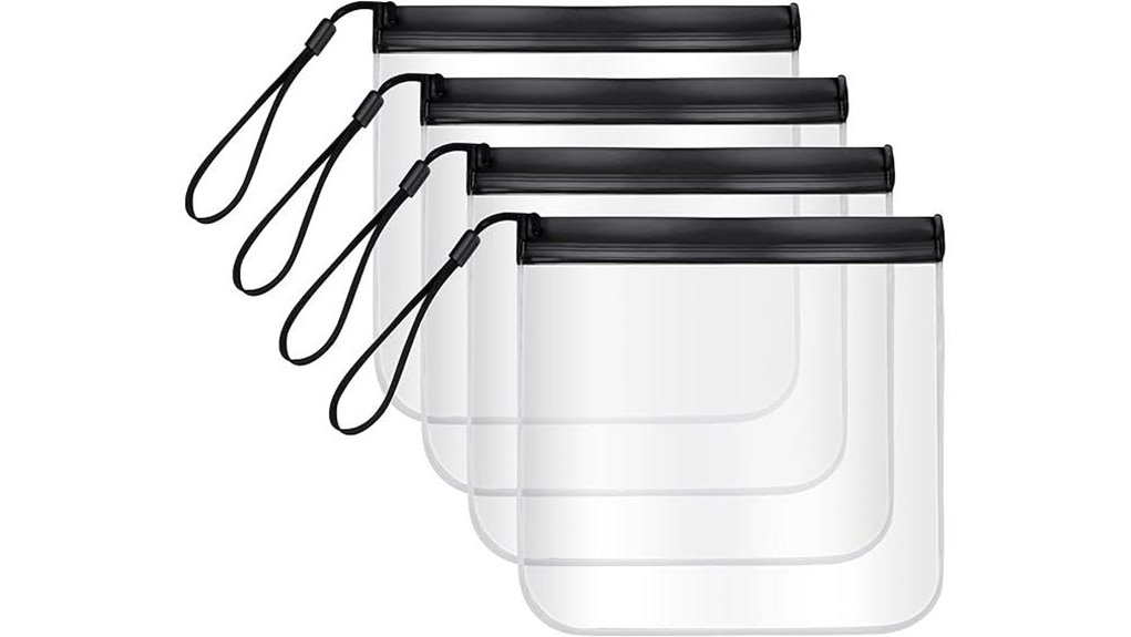 Best Leakproof Zip Pouches For Gels (Airport Liquids Backup) 3 tsa approved quacc reusable liquid