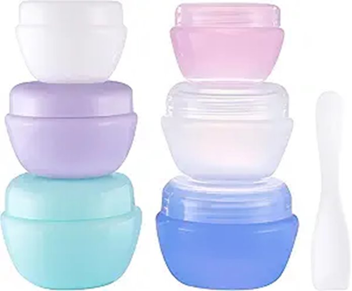 tsa approved travel toiletry jars