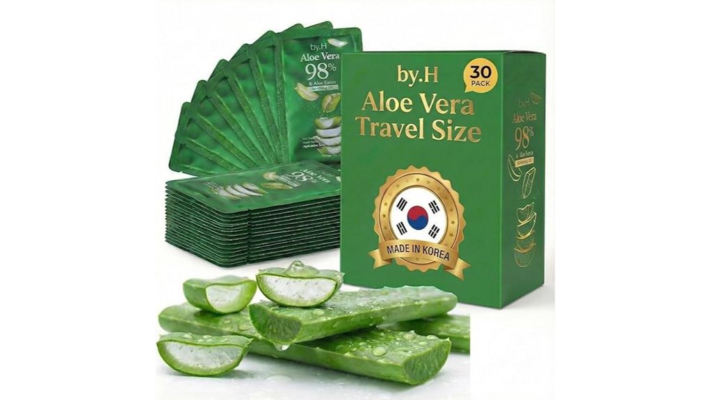 Best After‑Sun Aloe for Travel: Non‑Sticky Gels to Soothe Skin 6 tsa friendly aloe gel packets