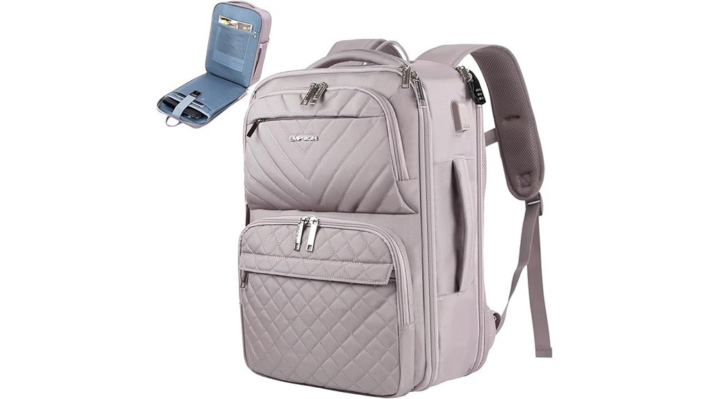 Airport-Friendly Travel Backpacks with Laptop Compartments 11 tsa friendly usb 17 inch backpack
