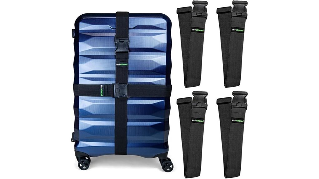 The Best Luggage Straps That Actually Hold (No Slipping) 13 tsa heavy duty 4 pack straps