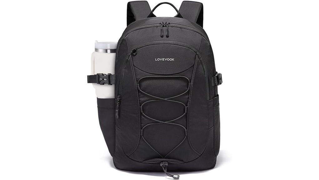tumbler pocket laptop backpack