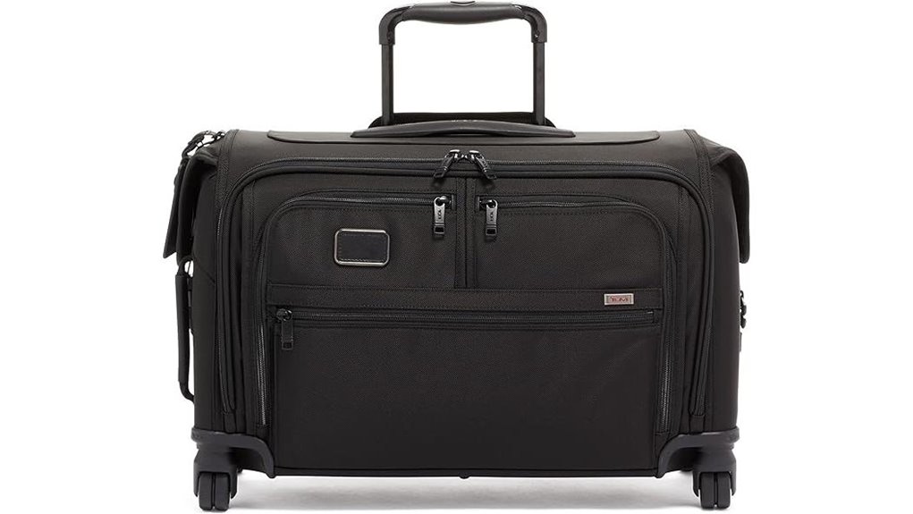 Carry‑On Suitcases with Removable Garment Sleeves for Jetsetters 15 tumi alpha 4 wheeled carry on