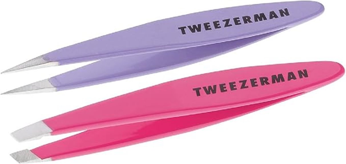 tweezerman slant point eyebrow tweezer