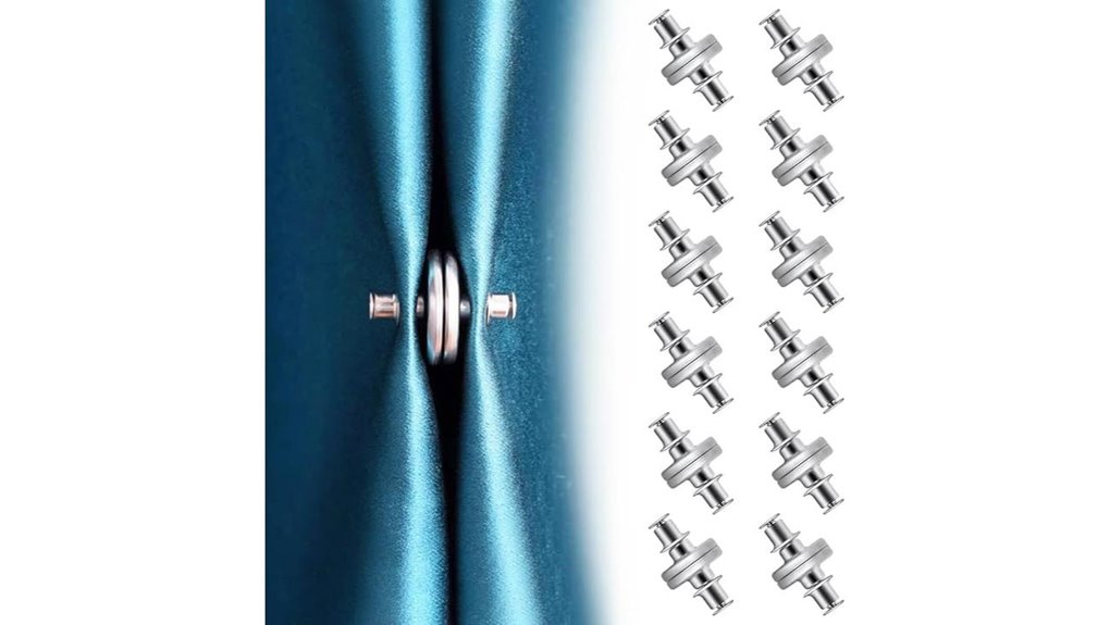 Best Curtain Clips for Hotel Rooms That Block Light Gaps 13 twelve magnetic curtain clips