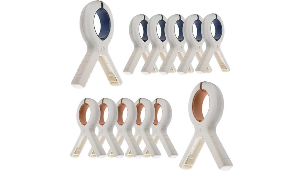 twelve windproof beach clips