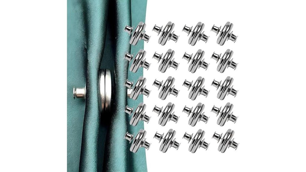 Best Curtain Clips for Hotel Rooms That Block Light Gaps 7 twenty paired curtain magnets