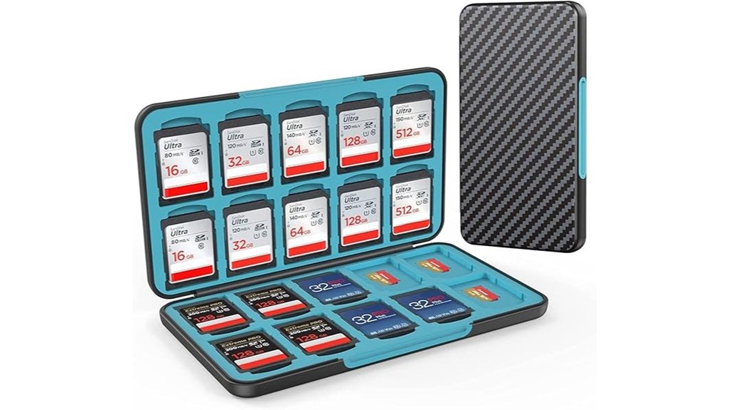 Top Memory Card Holders to Keep Your Photos Safe 6 twenty slot sd tf holder