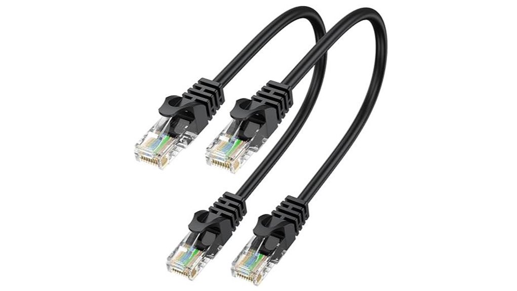twin cat6 1ft pack
