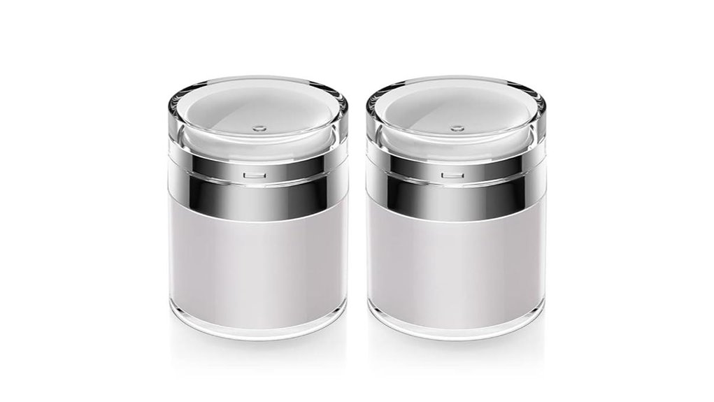 Leakproof Travel Pump Bottles (Lotion-Friendly) That Keep Your Essentials Safe 1 two 1 7oz airless jars
