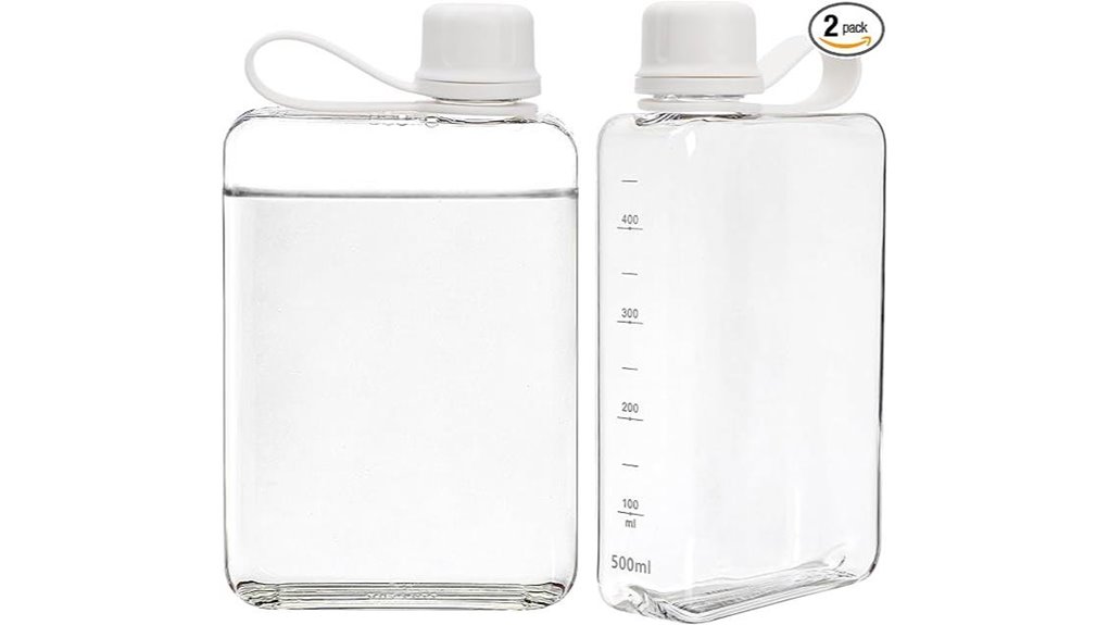 two bpa free 17oz bottles